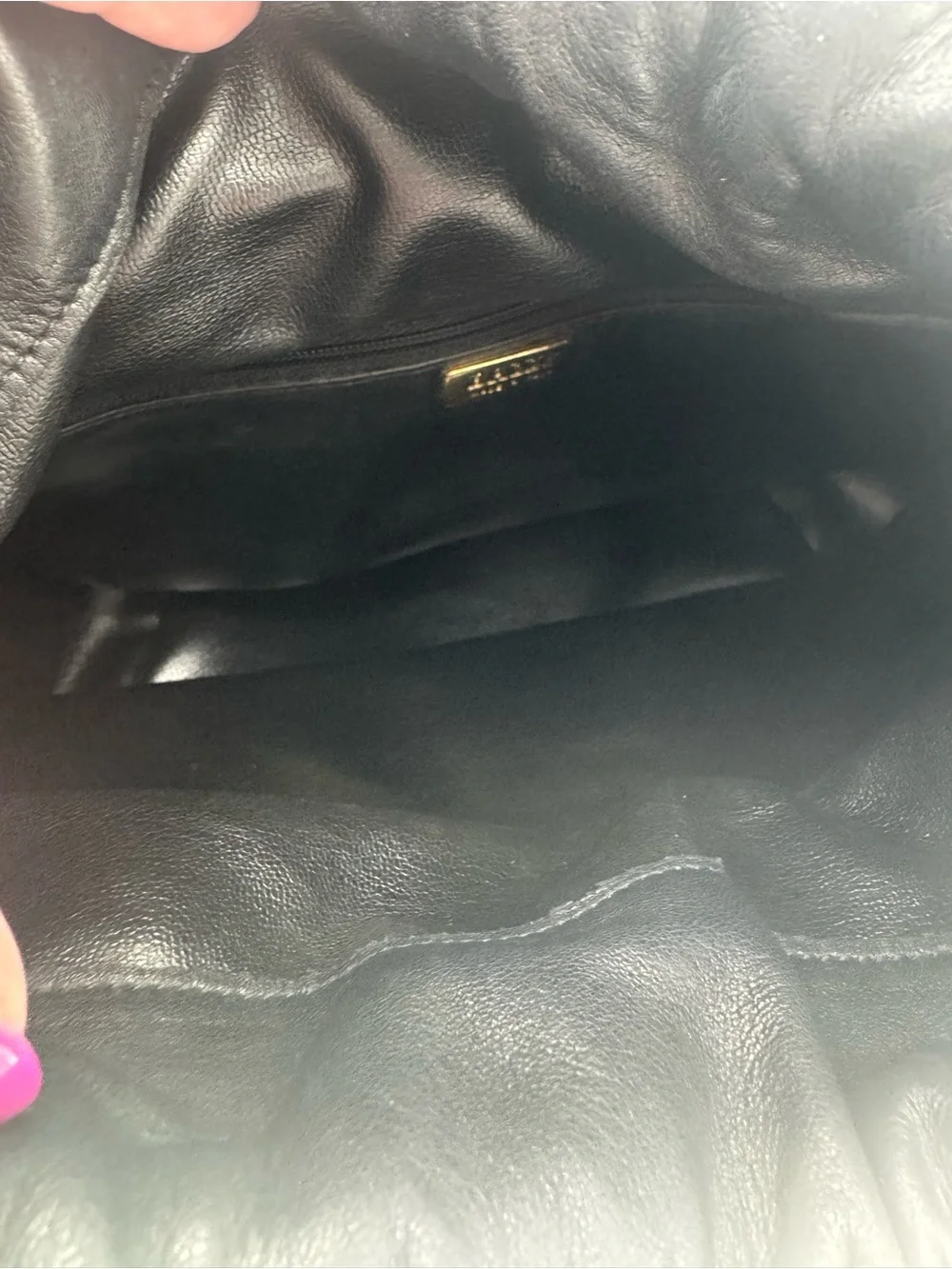 Bally Bucket Bag Quilted Lambskin Leather Crossbody Italy